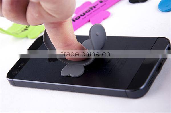 General Usage Touch U Silicone Mobile Stand for Apple, SAMSUNG, Blackberry, HTC, etc.