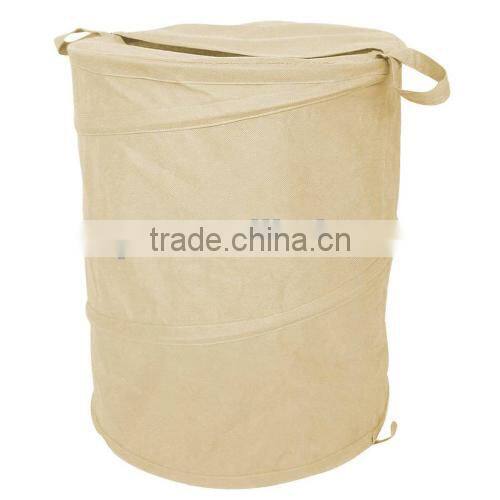 2015 Novelty Non-Woven Polyester Foldable Household Pop Up Clothes Laundry Hamper Storage Bin