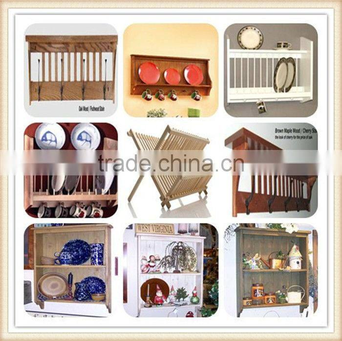 Solid Wood saucer and Cup Display Rack