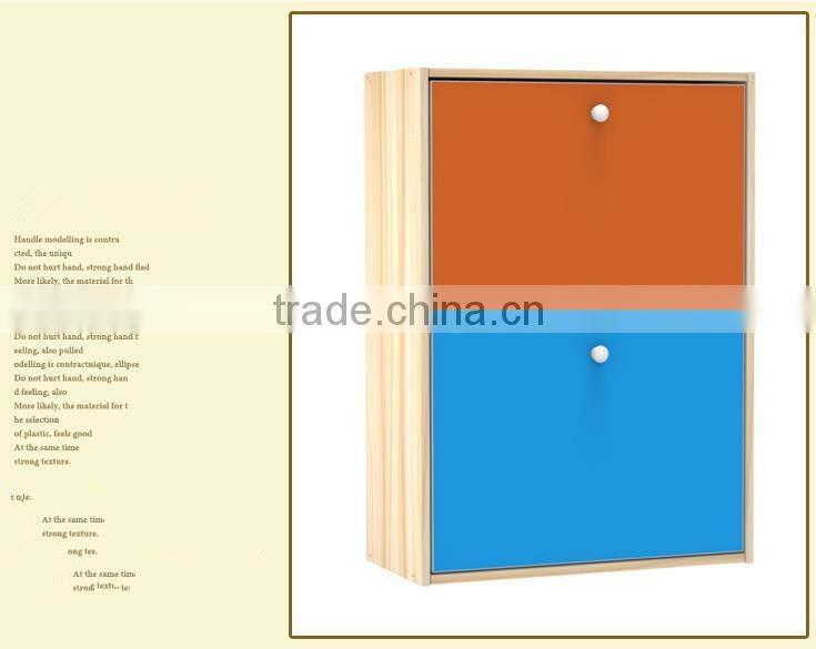 Best selling fashion style shoe cabinet with 2 drawer