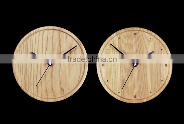 wooden simple digital wall clock