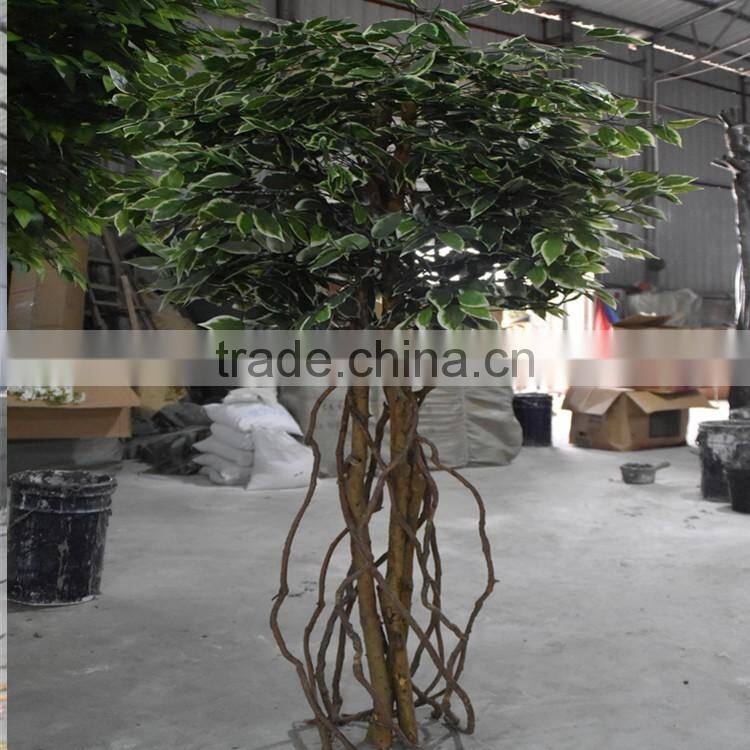 Factory make different types of plants cheap artificial trees banyan tree bonsai