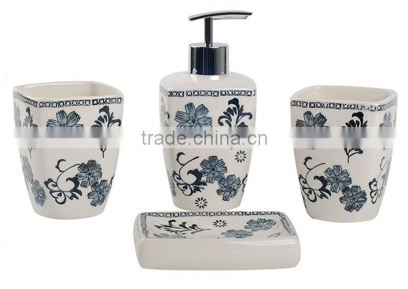 Antique Rectangular Ceramic Bathroom/washroom accessories
