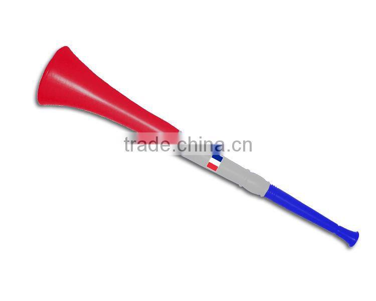 3 sections vuvuzela, vuvuzela for cheering, loudly plastic vuvuzela
