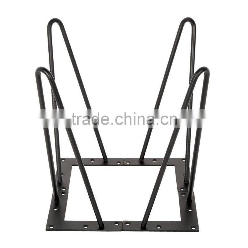 Garden furniture outdoor metal solid steel 20 inch hairpin table leg
