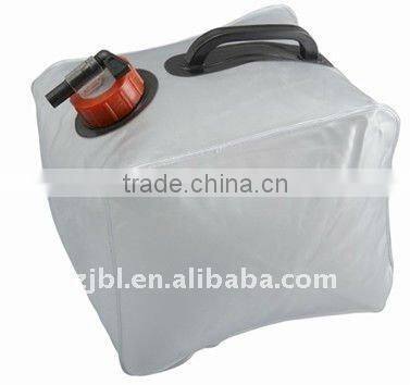 Easy taken Portable PVC water carrier Plastic water can