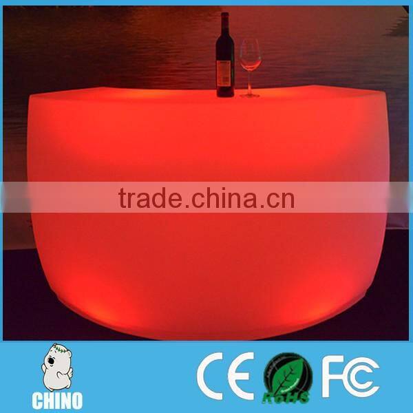 Fashionable Bar table led lighting furniture for ourdoor