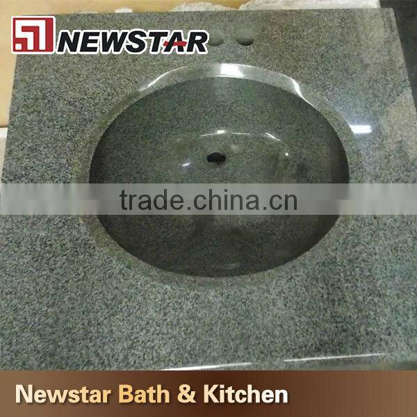 China one piece bathroom sink and countertop
