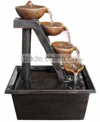 Four Tiered Step Tabletop Water Fountain
