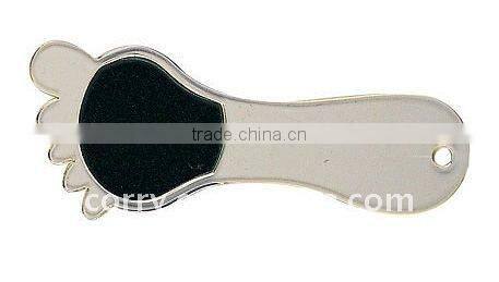 black and white color peeling pedicure file