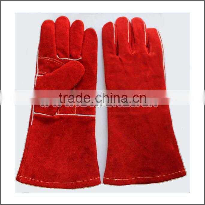 Cow split leather Welding safety Protective Gloves