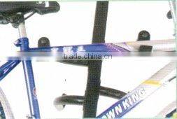 Gravity bike rack for 4 bikes