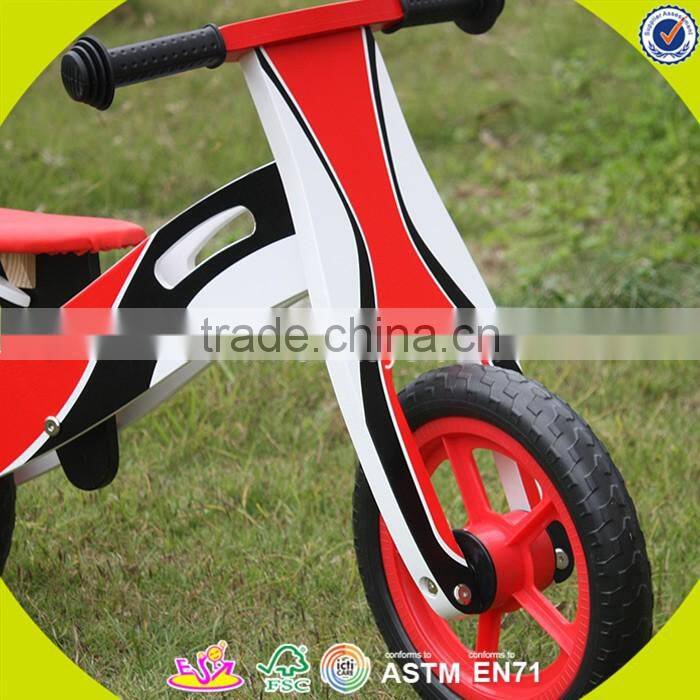 2017 New design wooden balance bike toy lovely wooden balance bike toy baby wooden balance bike toy W16C131