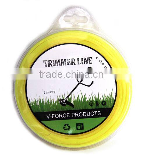 specialty produce brush cutter nylon trimmer line/ Factory direct sales/2.0X15metre
