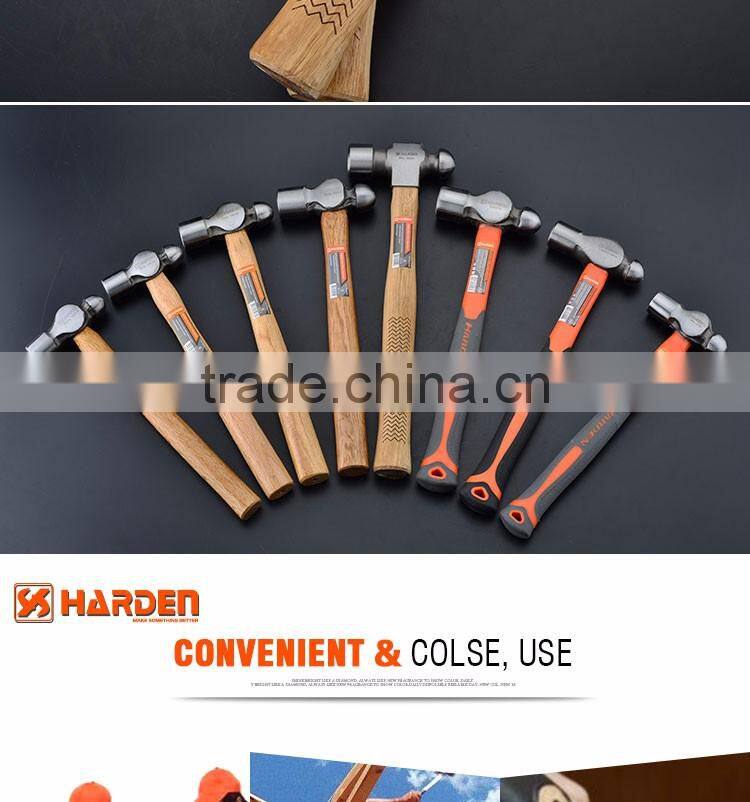 Professional 450g Ball Peen Hammer With Wood Handle