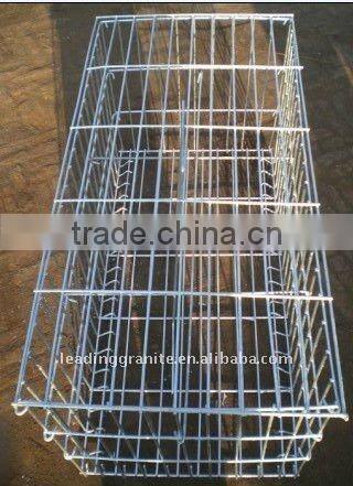 Wire Cages Rock Wall