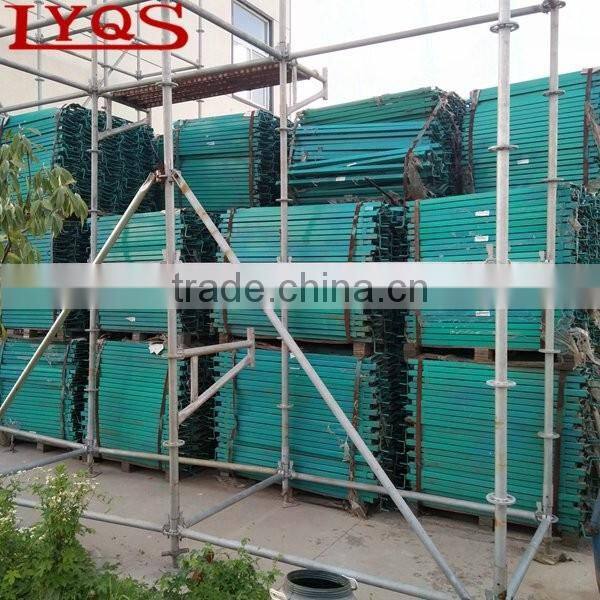 Scaffolding parts used second hand square tube adjustable steel guardrail post for sale