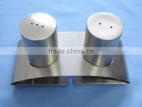 Customized logo wholesale Stainless Steel Salt and Pepper Shaker