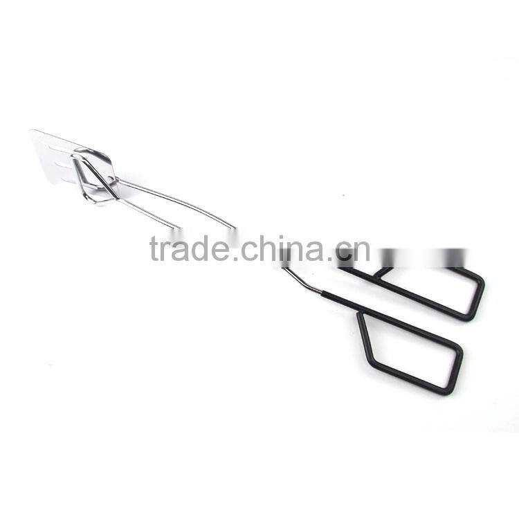2 in 1 metal barbecue spatula tongs