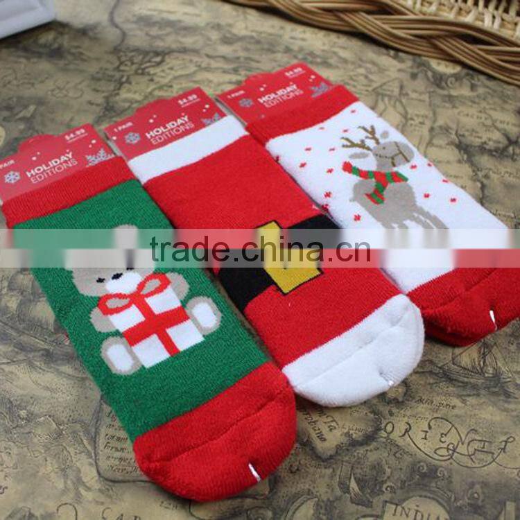 2015 New Fashion Design Christmas Socks Wholesale