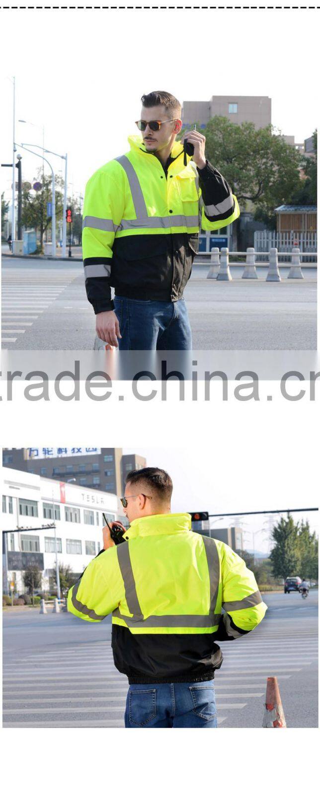 Hi Vis 3M Reflective Tape Hoodies Jacket