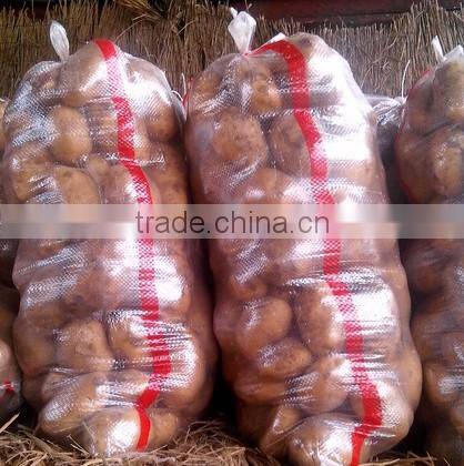 PP woven potato bags with drawstring/ High transparent woven bag/Potato woven bag