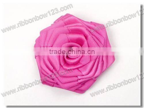 Pure Handmade hot sale ribbon rose flower