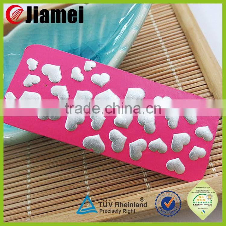 Custom badge for garment 2015 oem soft pvc reflective puff patch