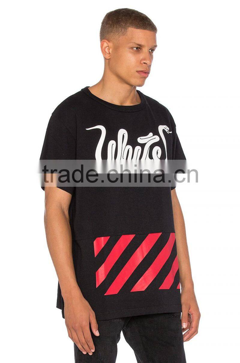 Good quality casual modern top grade men's plain t-shirts