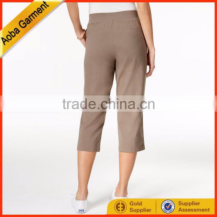 2017 New Arrival Long Grils Capri Pants for Woman