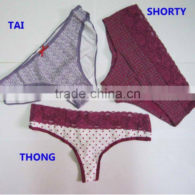 Ladies Lace Panty Stock