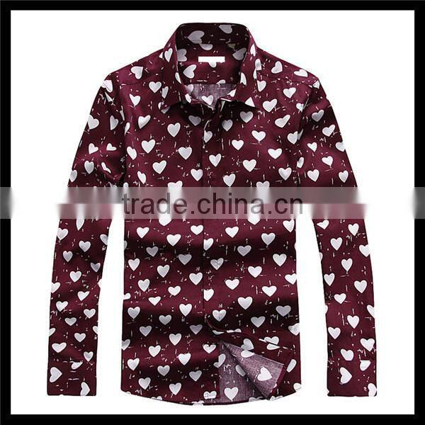 new design high quality heart-shaped printing drawings for promotion shirts