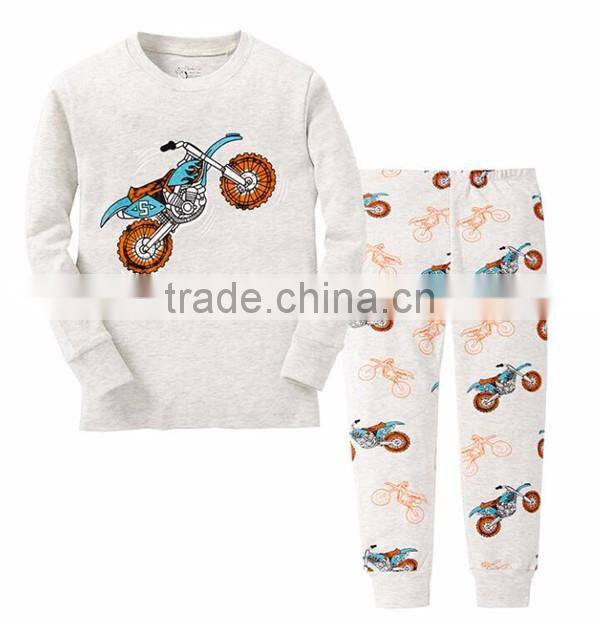 Wholesale 2016 Fashion Autumn Winter Sleepwear Cotton Boys Pajamas