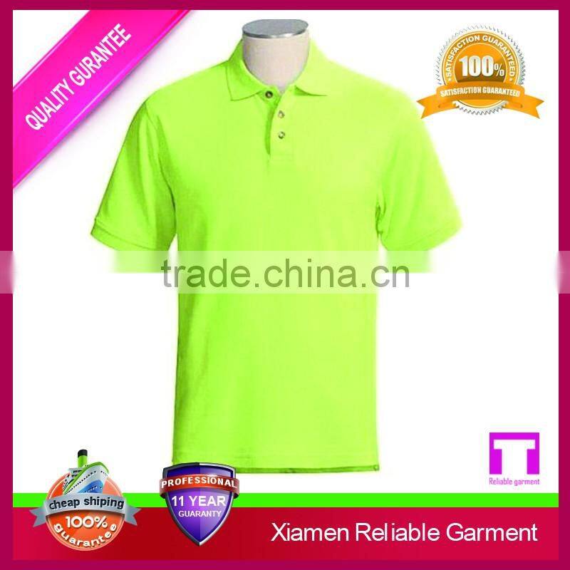 2016 high quality custom mens polo shirt 100% cotton with embroidery logo