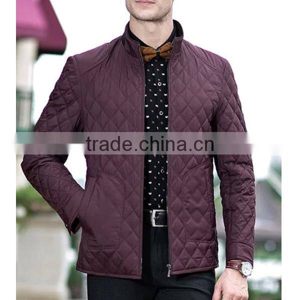 2015 Wholesale Men's Outdoor Durable Suit Style Padded Jacket