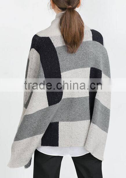 EY0846S New Design 2016 Women Fashion Turtleneck Knit Pullover Sweaters