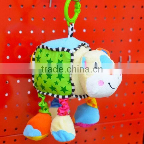 Cute shaking Plush toys baby educational stuffed & plush toy baby gift