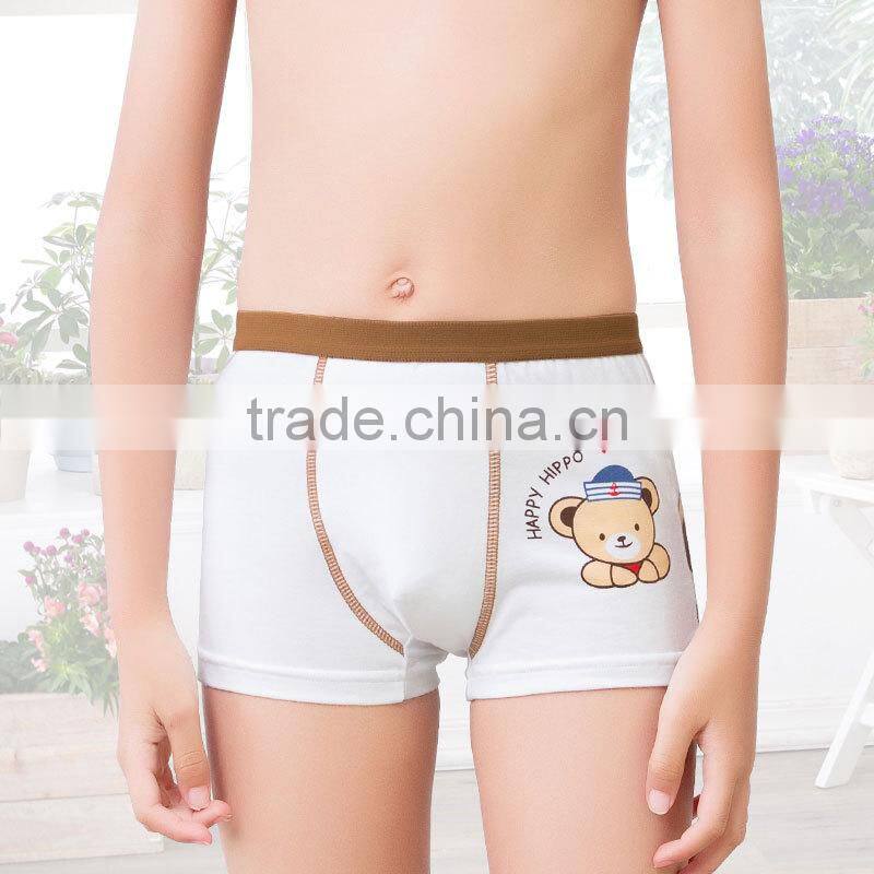 New style 7 to 14 years old transpant kids thong underwear for boys