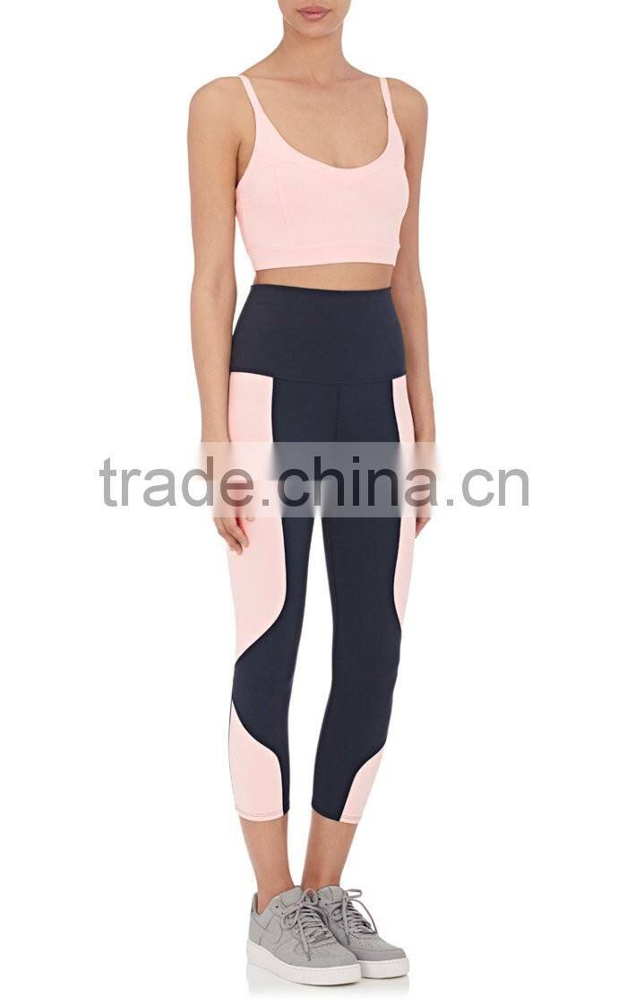 Wholesale sports wear women 2017 tight yoga apperal for fitness/ running/ yoga