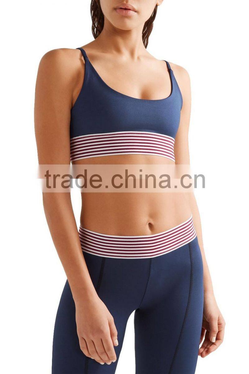 High impact custom blank wholesale sports bra Outdoor Compression Sports Top Women Jogging Bra