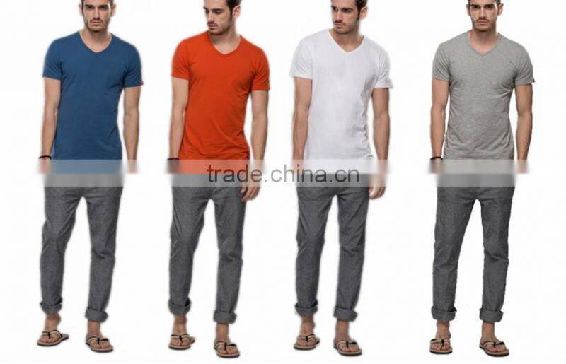 2017 Plain High Quality Cheap 100% Cotton Custom Blank T shirt Design