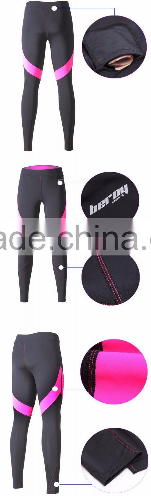 Beroy Latest Breathable Running Pants for Women, Custom Women's Compression Leggings Yoga Pants