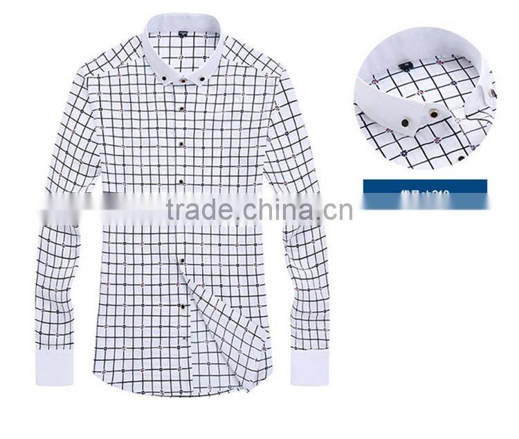 In stock alibaba china shirt manufacturer full size printing long sleeve fashionable fancy printed rounded hem cotton t-shirt