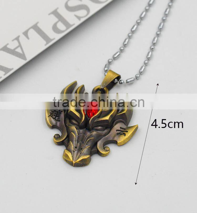 2017 Hot Game King Glory Pendant Necklace Wholesale Fashion Jewelry Anime Necklace