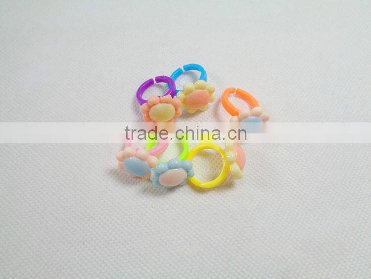 Fashion Plastic Bracelet Ring Set Jewelry Set for Kids-Bracelet+ Ring Set for Children's Day and Girls