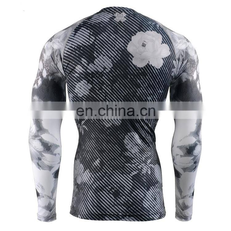 cheap custom high quality padded rash guard