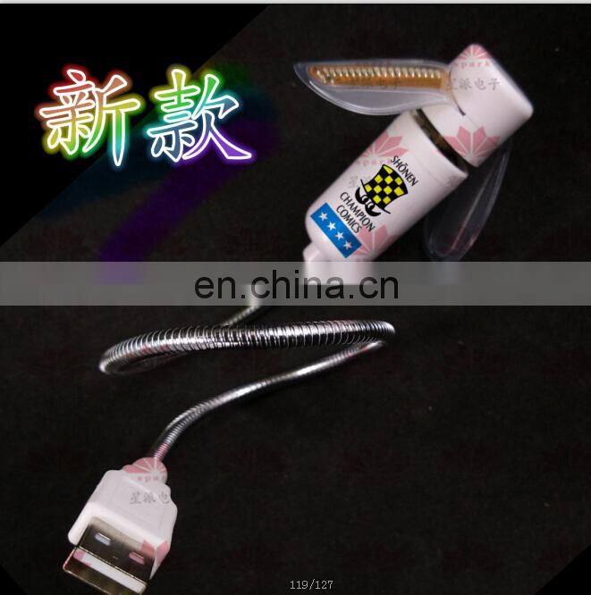 green and red USB mini fan robot fan