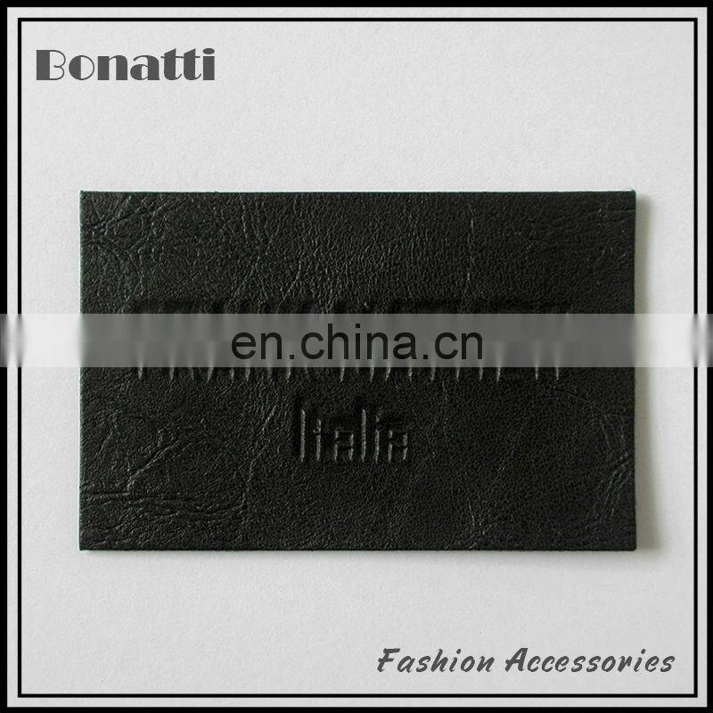New personalized leather labels custom high quality patches for fashion jeans