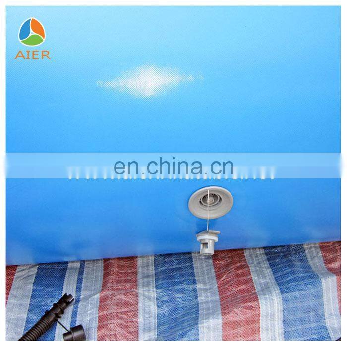 Blue square human balloon inflatable swimming pool