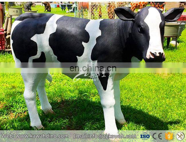 KAWAH Life Size Sculpture Fiberglass Cow Statue
